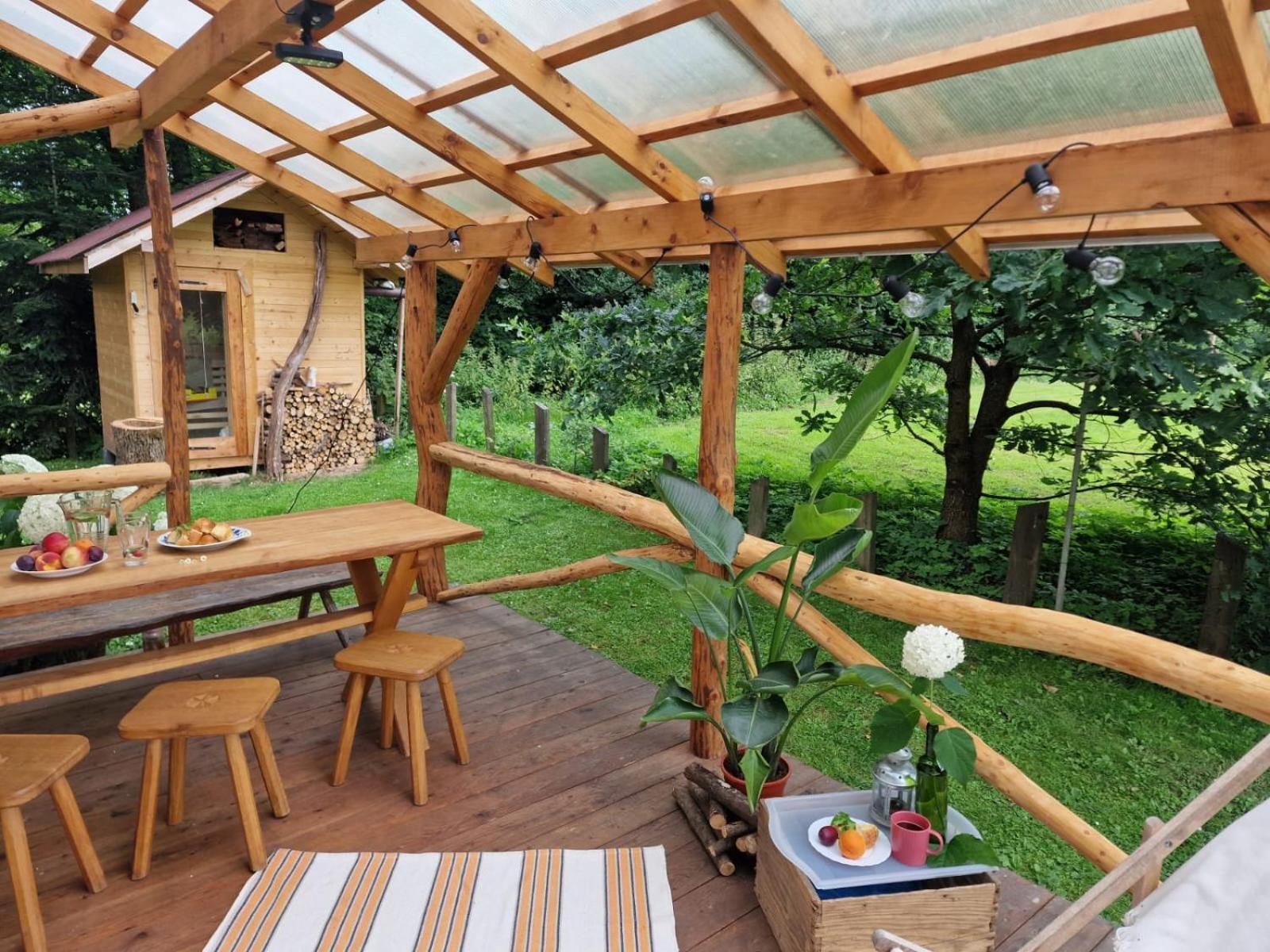Villa Bieszczadzki Kat à Lesko Extérieur photo